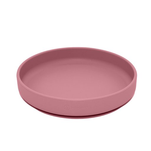 PETITE&MARS Szilikon 2 részes étkészlet TAKE&MATCH  tányér + evőeszközök Dusty Rose 6hó+