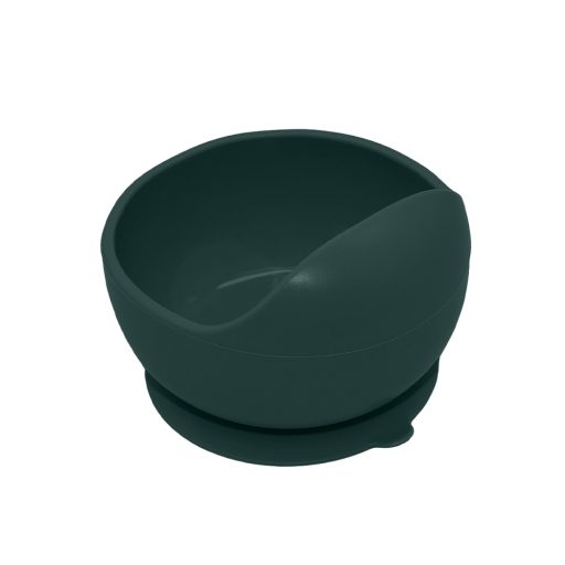 PETITE&MARS Szilikon 2 részes étkészlet TAKE&MATCH  tál + evőeszközök Misty Green 6hó+