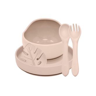   PETITE&MARS Szilikon étkészlet TAKE&MATCH 4 db Desert Sand 6hó+