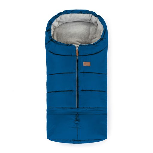 PETITE&MARS Téli szett Jibot 3in1 bundazsák + kézmelegítő kesztyű babakocsira Jasie Ocean Blue