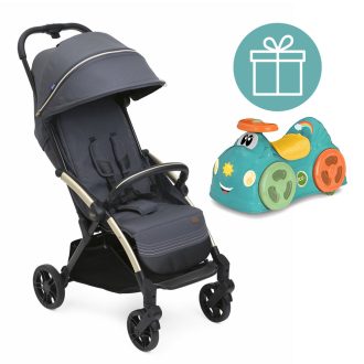   CHICCO Kočík športový Goody Xplus - Dark Shadow + odrážadlo Chicco All around ZADARMO