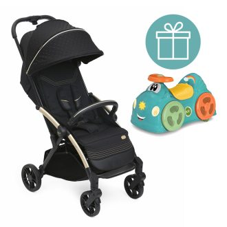   CHICCO Kočík športový Goody Xplus - Black Re_Lux Eco+ + odrážadlo Chicco All around ZADARMO