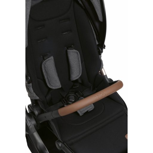 CHICCO Kombinált babakocsi Mysa 3 az 1-ben Fekete Szatén + Chicco All around futóbicikli INGYEN