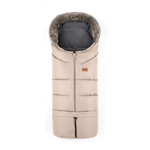 PETITE&MARS Téli szett Arctic 4in1 bundazsák + kézmelegítő kesztyű babakocsira Furry Rose Petal