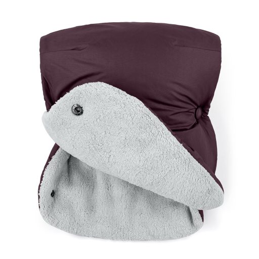 PETITE&MARS Téli szett Jibot 3in1 bundazsák + kézmelegítő kesztyű babakocsira Jasie Mysterious Plum