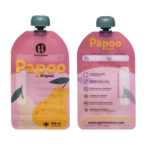 PETITE&MARS Papoo Original tasak bébiételekhez, 1+1