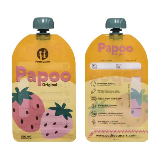 PETITE&MARS Papoo Original tasak bébiételekhez, 1+1