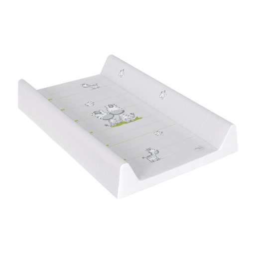 CEBA Pelenkázó alátét 2-szegélyes merev lappal (50x80) Comfort Zebra szürke