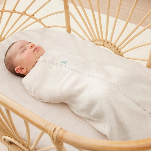 ERGOPOUCH 2 az 1-ben pólya és alvózsák Cocoon Oatmeal Marle 3-6 hó, 6-8 kg, 0,2 tog