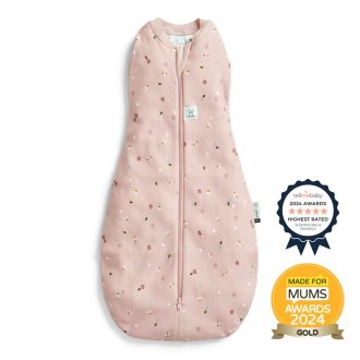   ERGOPOUCH Pólya és hálózsák 2 az 1-ben Cocoon Daisies 0-3 hónap, 3-6 kg, 1 tog