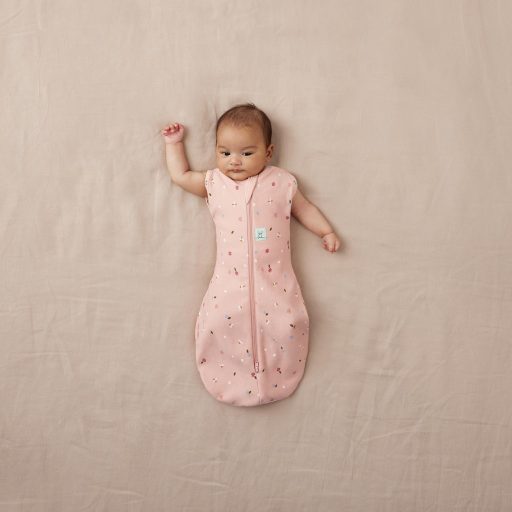 ERGOPOUCH Pólya és hálózsák 2 az 1-ben Cocoon Daisies 0-3 hónap, 3-6 kg, 1 tog