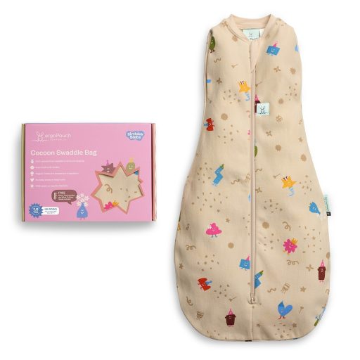 ERGOPOUCH Pólya és hálózsák 2v1 Cocoon Birthday Blobs 3-6 m, 6-8 kg, 1 tog
