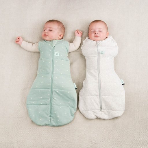 ERGOPOUCH Pólya és hálózsák 2 az 1-ben Cocoon Sage 0-3 hónap, 3-6 kg, 2,5 tog