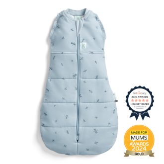   ERGOPOUCH Bebújós és alvózsák 2 az 1-ben Cocoon Szitakötők 3-6 h, 6-8 kg, 2,5 tog