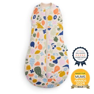   ERGOPOUCH Pólya és hálózsák 2 az 1-ben Cocoon Fruit Salad 3-6 hónap, 6-8 kg, 2,5 tog
