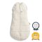 ERGOPOUCH Bebújós és alvózsák 2 az 1-ben Cocoon Oatmeal Marle 3-6 h, 6-8 kg, 2,5 tog