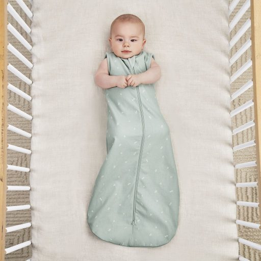 ERGOPOUCH Hálózsák organikus pamut Jersey Sage 8-24 h, 8-14 kg, 0,2 tog