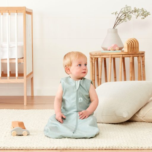 ERGOPOUCH Hálózsák organikus pamut Jersey Sage 8-24 h, 8-14 kg, 0,2 tog