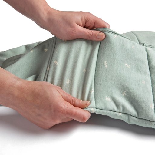 ERGOPOUCH Hálózsák organikus pamut Jersey Sage 3-12 h, 6-10 kg, 2,5 tog