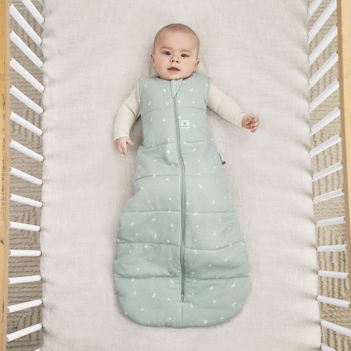 ERGOPOUCH Hálózsák organikus pamut Jersey Sage 8-24 h, 8-14 kg, 2,5 tog