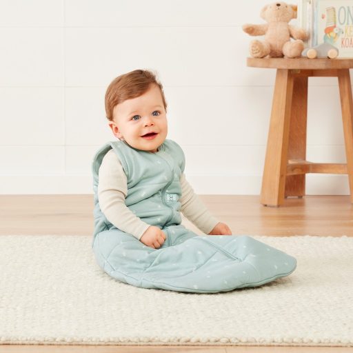 ERGOPOUCH Hálózsák organikus pamut Jersey Sage 8-24 h, 8-14 kg, 2,5 tog