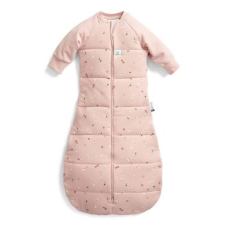   ERGOPOUCH Alvózsák ujjakkal organikus pamut Jersey Daisies 3-12 hónap, 6-10 kg, 2,5 tog