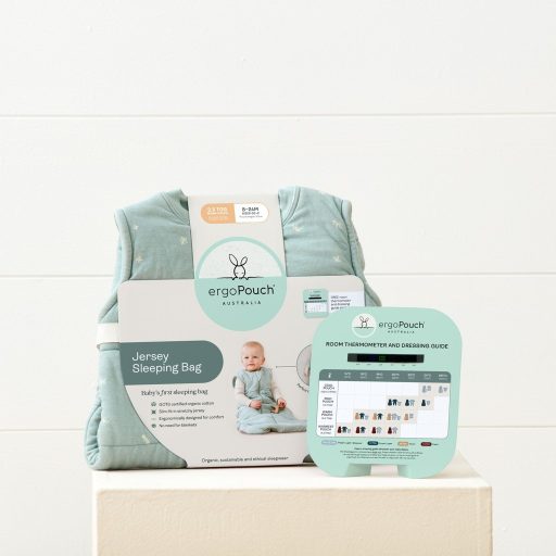 ERGOPOUCH Alvózsák ujjakkal organikus pamut Jersey Daisies 3-12 hónap, 6-10 kg, 2,5 tog