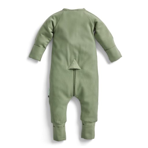 ERGOPOUCH Aludni való overall organikus pamut Layers Moss 0-3 h, 3-6 kg, 1 tog