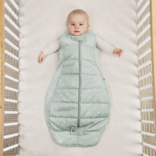 ERGOPOUCH Organikus pamut alvózsák Sheeting Sage 8-24 hónap, 8-14 kg, 2,5 tog