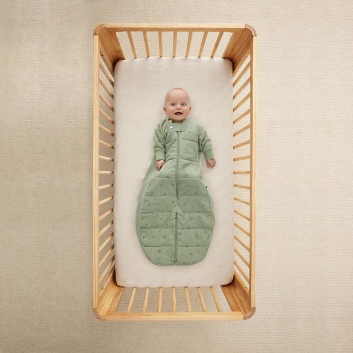 ERGOPOUCH Alvózsák és kezeslábas 2 az 1-ben organikus pamut Suit Willow 3-12 hó, 6-12 kg, 2,5 tog