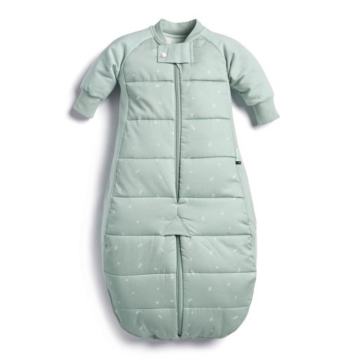 ERGOPOUCH Alvózsák és kezeslábas 2 az 1-ben organikus pamut Suit Sage 8-24 hónap, 8-14 kg, 2,5 tog