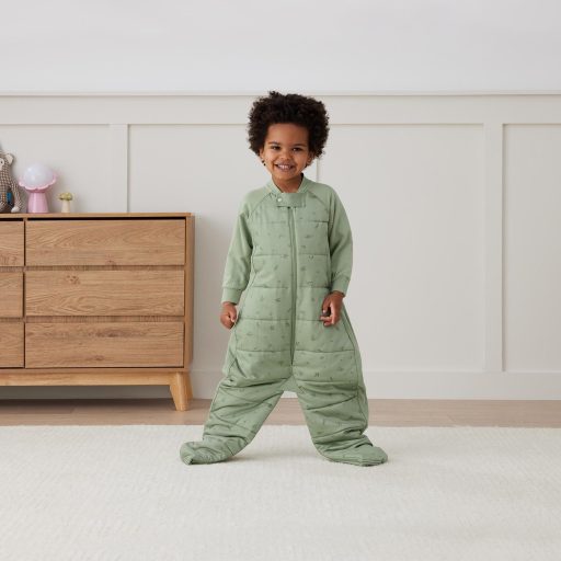 ERGOPOUCH Alvózsák és kezeslábas 2 az 1-ben organikus pamut Suit Willow 8-24 hónap, 8-14 kg, 2,5 tog